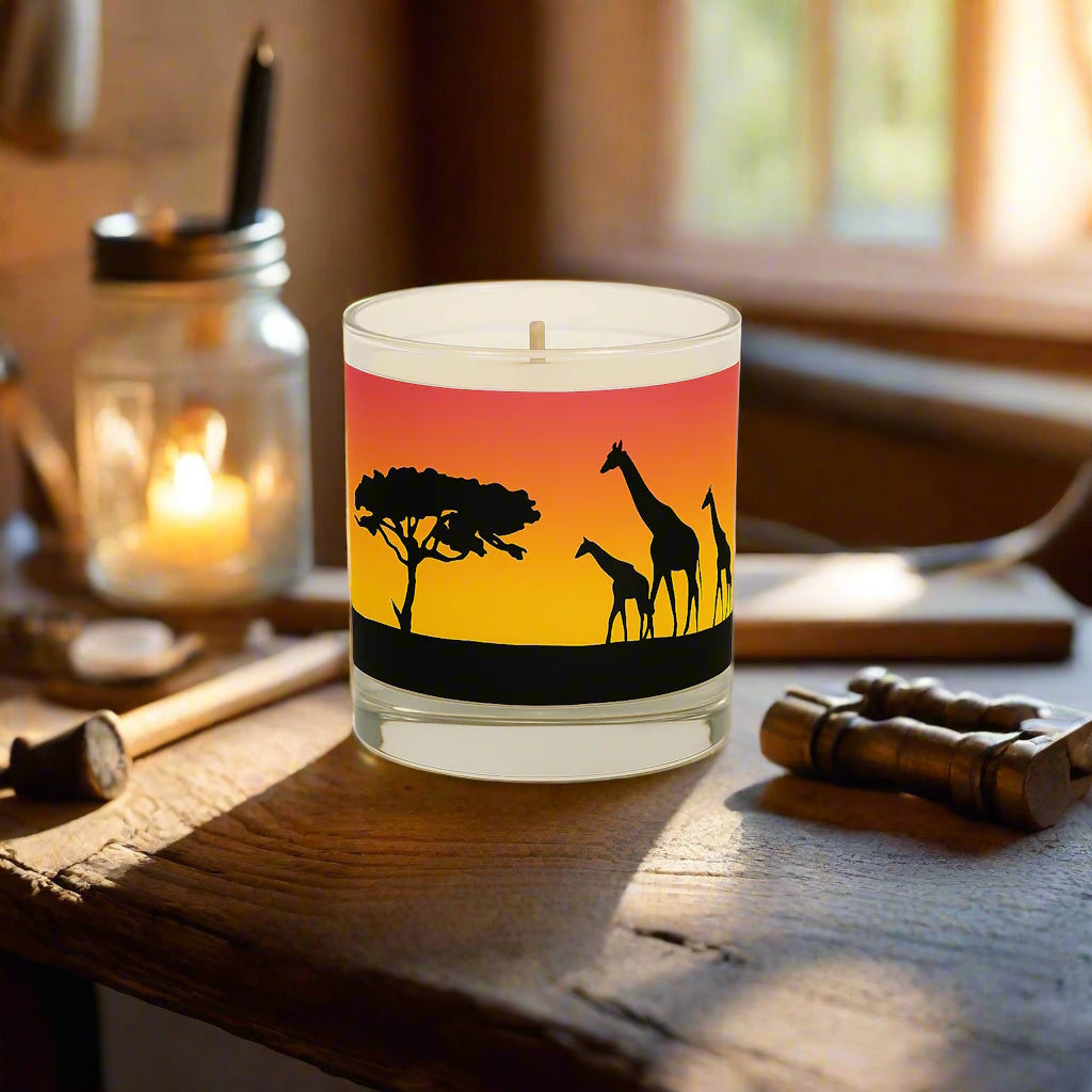 wrapped candle