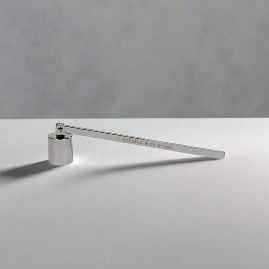 candle wick snuffer in chrome