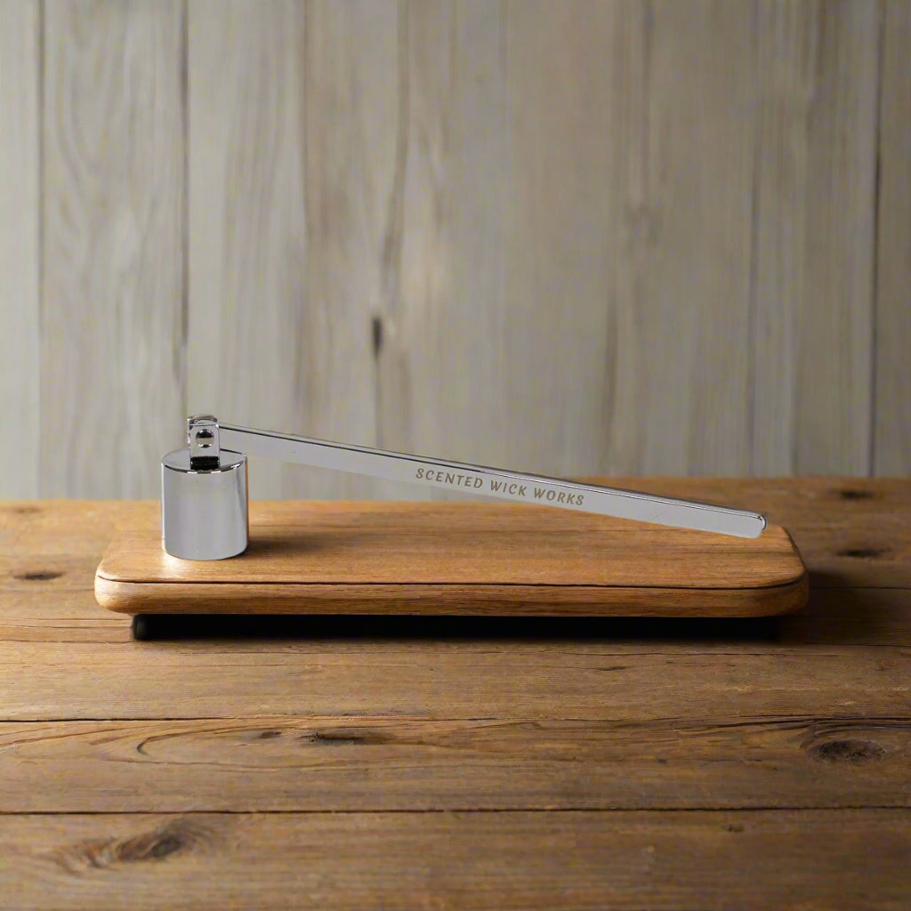 candle wick snuffer in chrome