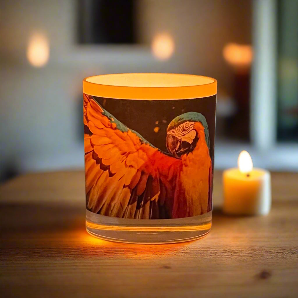 wrapped candle
