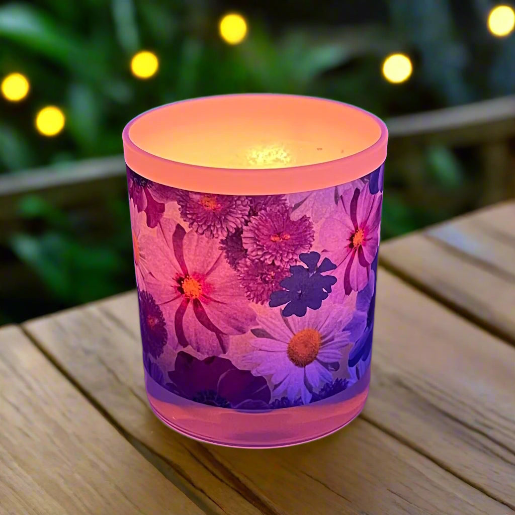 wrapped candle