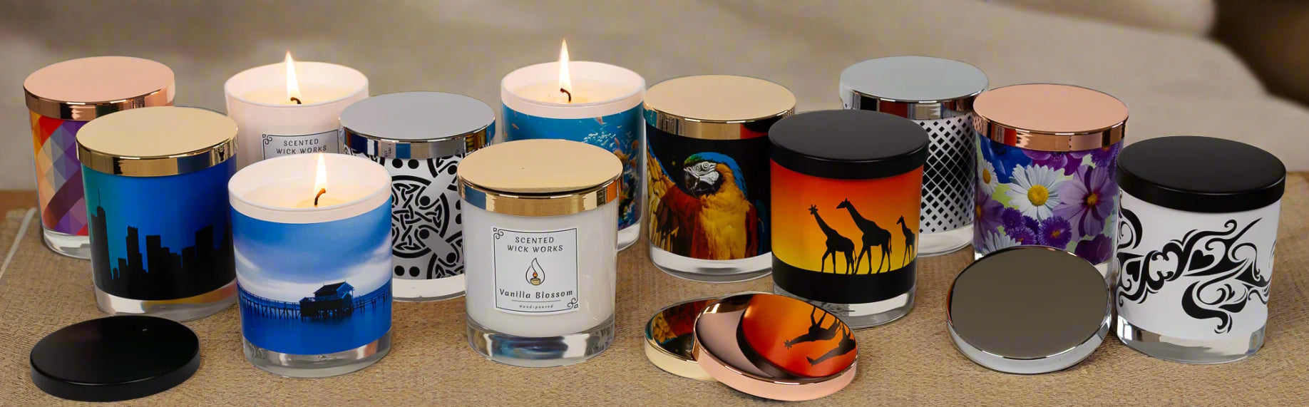 collection of candles
