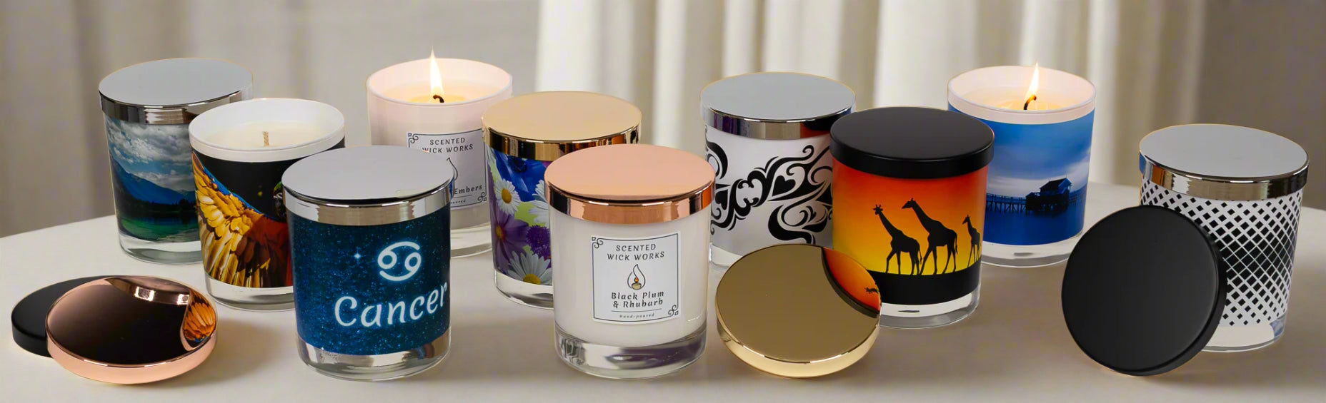 collection of candles