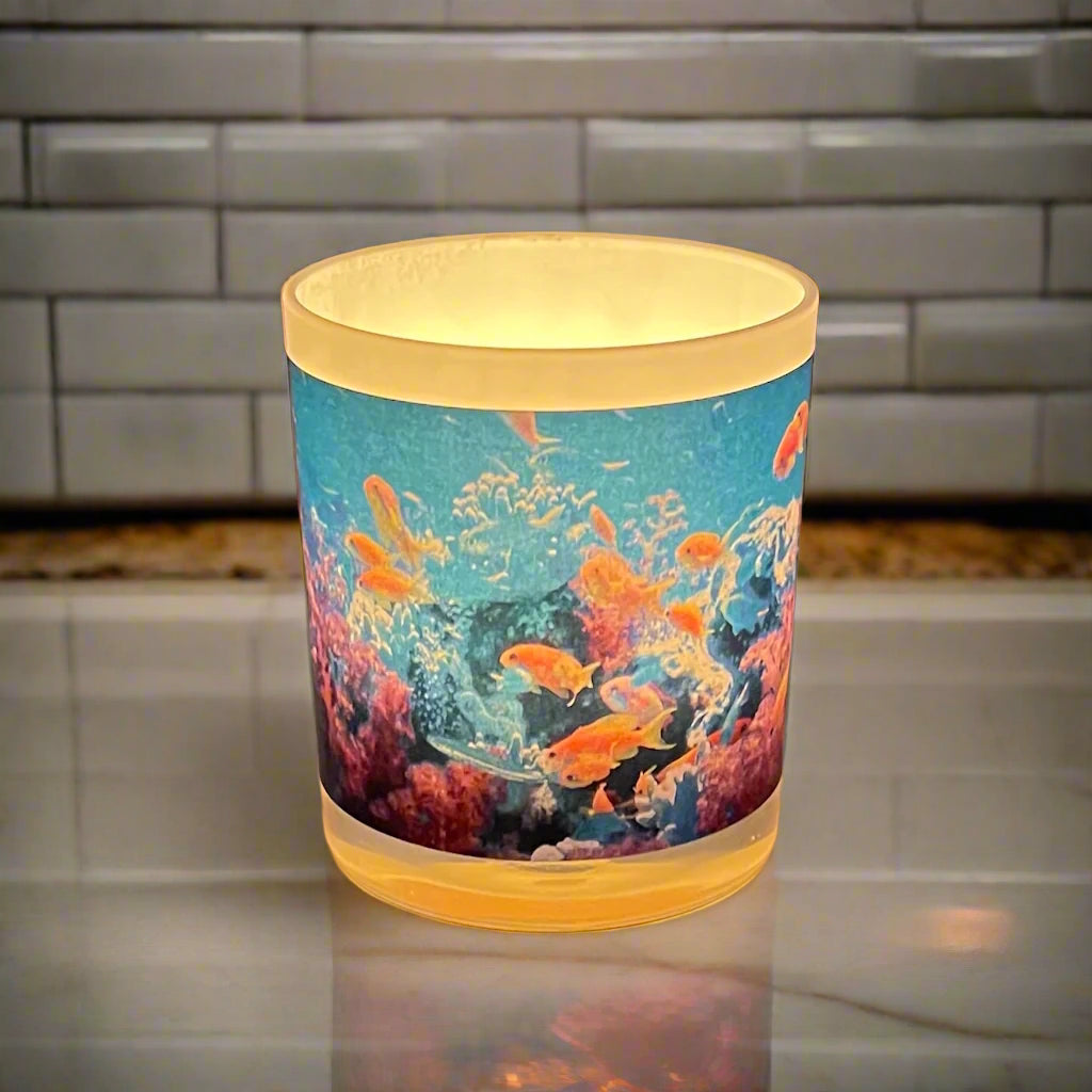 wrapped candle