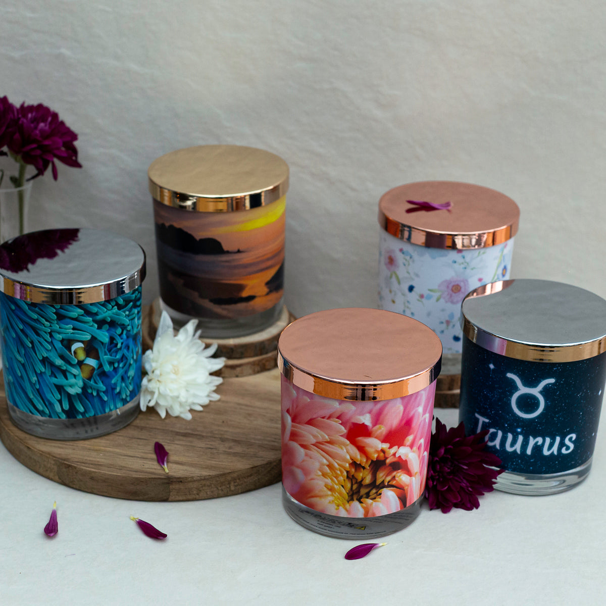 Wrapped Scented Candles