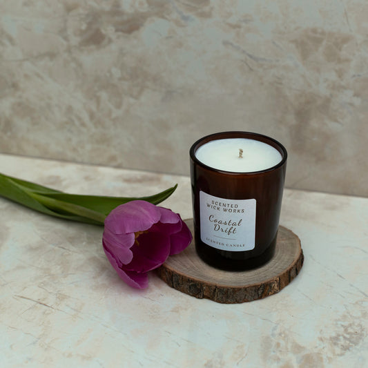 coastal drift votive scented candle
