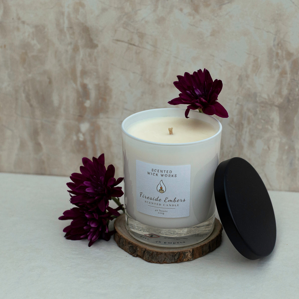 fireside embers 30cl scented candle