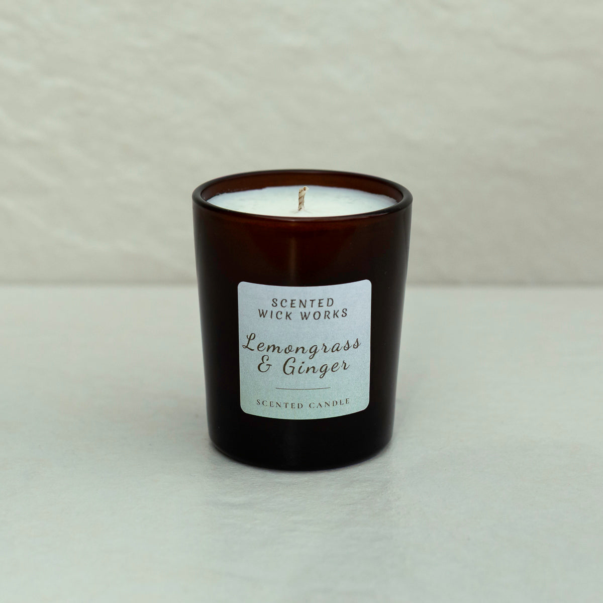 lemongrass & ginger votive scented candle