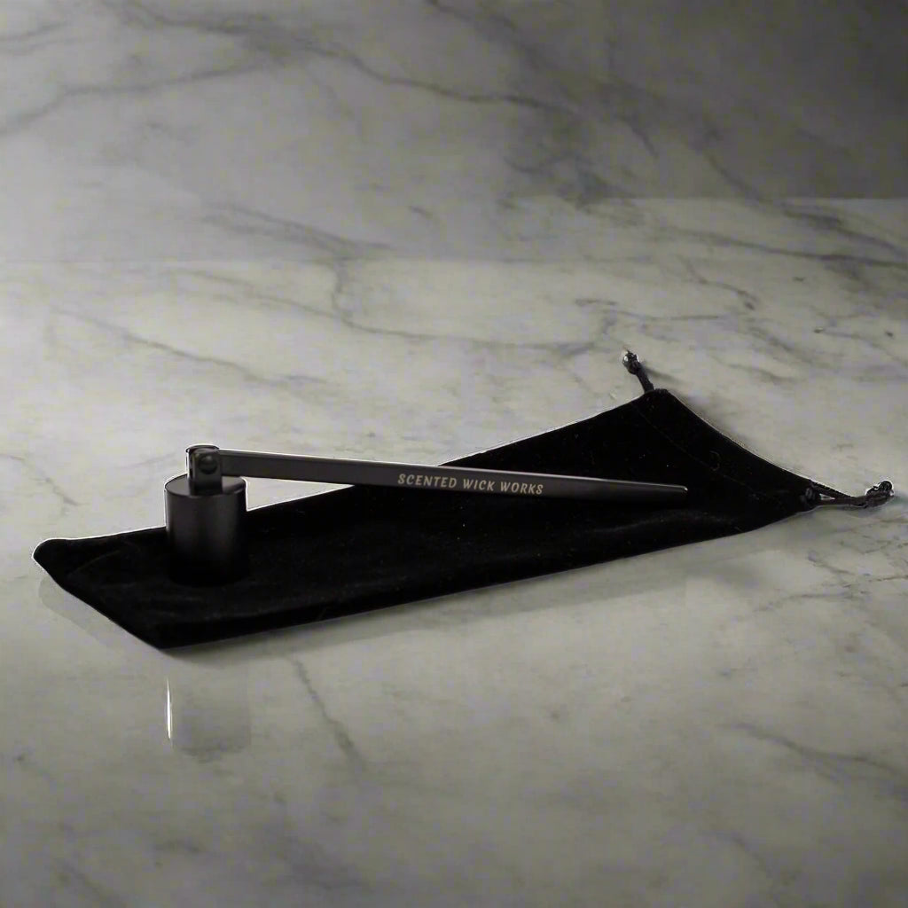 candle wick snuffer in black