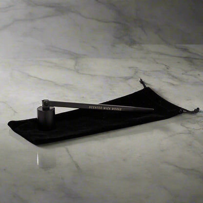 candle wick snuffer in black