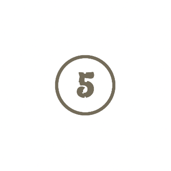 number 5 icon