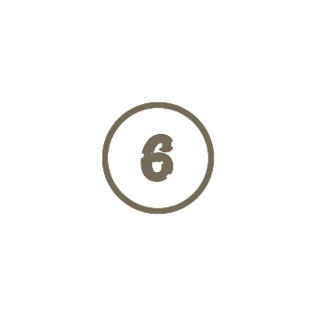 number 6 icon